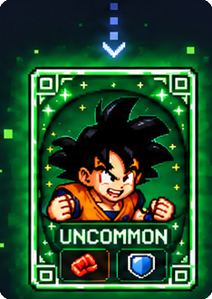 Uncommon Goku card